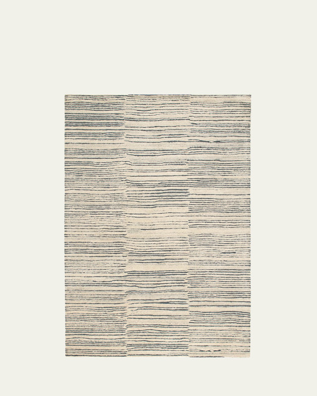 Avery Everglade Hand-Tufted Wool Rug, 5' x 8'